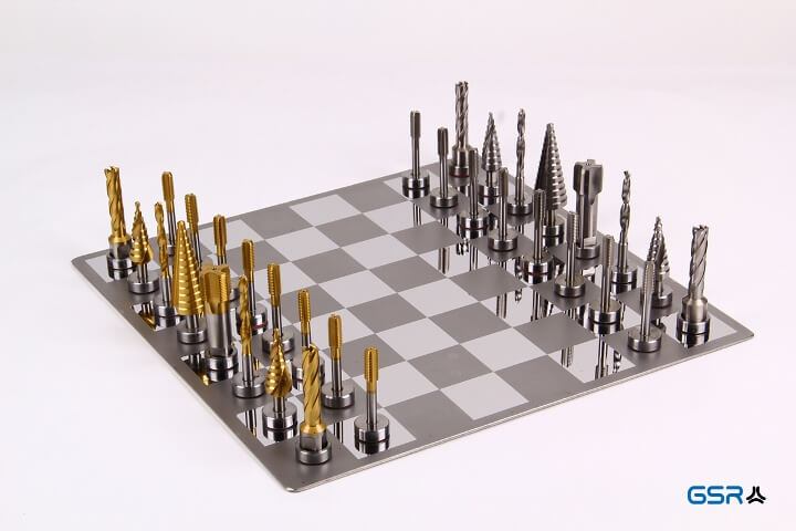 GSR-Tap Chess Plate: Taps, twist drills and step drills