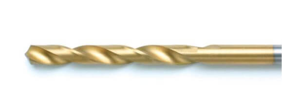 HSS G Tin Spiralbohrer sind geschliffene Spiralbohrer mit TiN (Titannitrid) Beschichtung / gold farbend