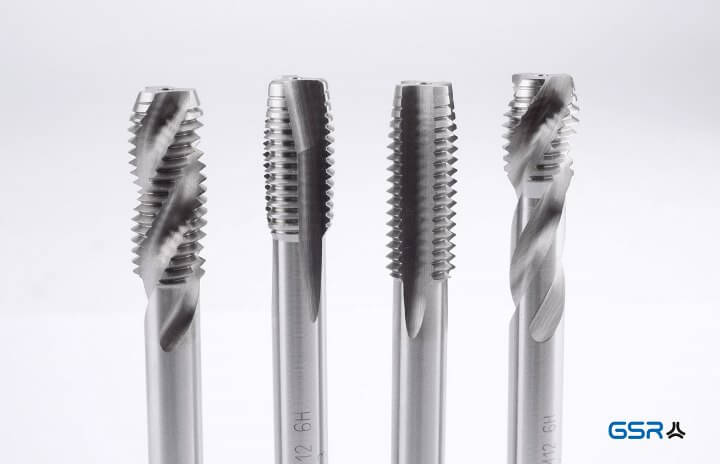 Machine Taps Tap Grooves Spiral flute, straight flute with peel point and straight flute, Silverline machine tap